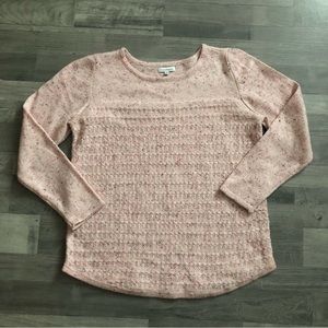Croft & Barrow Pink Crew Neck Sweater